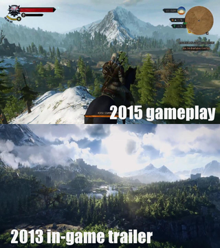 Illustration for article titled No, los gráficos de The Witcher 3 no son los prometidos, pero no importa